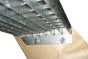 Gitterrost-Stufen 30 x 30 mm, feuerverzinkt, rutschhemmend - Breite: 1200 mm, Tiefe: 305 mm