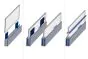 Ganzglasgeländer Komplettset - Ausführung: für vorgesetzte Montage, für Glasstärke: 16,76-17,52 mm, Länge: 3 m