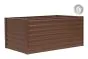 Alu Hochbeet Winchester - max. Abmessungen: 200 x 100 cm, Höhe: 86 cm, Farbe: braun
