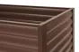 Alu Hochbeet Winchester - max. Abmessungen: 200 x 100 cm, Höhe: 86 cm, Farbe: braun