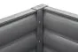 Alu Hochbeet Winchester - max. Abmessungen: 200 x 100 cm, Höhe: 86 cm, Farbe: grau 5S