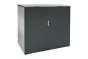Mülltonnenbox 2-flügelig - Farbe: anthrazit, Breite: 134 cm, Höhe: 120 cm, Tiefe: 80 cm
