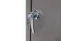 Mülltonnenbox 2-flügelig - Farbe: graualuminium, Breite: 132 cm, Höhe: 116 cm, Tiefe: 80 cm
