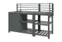 Outdoorküche aus Aluminium & Sinterstein - bestehend aus Modul A, B, C, D und 2x Ablagefläche