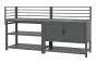Outdoorküche aus Aluminium & Sinterstein - bestehend aus Modul A, B, C, D und 2x Ablagefläche