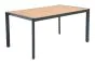 Esstisch Atlanta aus Aluminium - Aluminiumfarbe: anthrazit, Länge: 1480 mm, Breite: 900 mm, Höhe: 720 mm