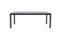 Esstisch Boston ausziehbar aus Aluminium - Farbe: anthrazit, Länge: 2000 / 2940 mm, Breite: 900 mm, Höhe: 750 mm