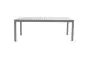 Esstisch Boston ausziehbar aus Aluminium - Farbe: graualuminium, Länge: 2000 / 2940 mm, Breite: 900 mm, Höhe: 750 mm