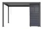 Seitenwand für Pergola Dallas - Lamellen verstellbar – Farbe: anthrazit, Breite: 980 mm, Höhe: 2300 mm