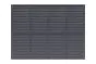Schiebetür Seitenwand für Pergola Dallas - Farbe: anthrazit, Höhe: 2300 mm, Breite: 3635 mm, 3-teilig