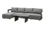 Sitzgruppe Havana - bestehend aus 1x Loungesofa 3-teilig, 1x Gartentisch, 1x Cover wasserdicht