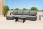 Sitzgruppe Havana - bestehend aus 1x Loungesofa 3-teilig, 1x Gartentisch, 1x Cover wasserdicht