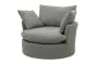 Outdoorsofa Lisboa Sofa drehbar - Farbe: mittelgrau, Breite: 1080 mm, Tiefe: 1040 mm, Höhe: 630 mm