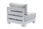 Loungesessel London aus Aluminium - Farbe: weiß, Maße: 770 x 840 x 670 mm