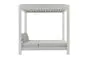 Loungeliege London aus Aluminium - Farbe: weiß, Maße: 2050 x 1800 x 2000 mm