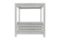 Loungeliege London aus Aluminium - Farbe: weiß, Maße: 2050 x 1800 x 2000 mm