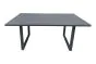 Gartentisch Mailand mit Glasplatte aus Aluminium - Farbe: anthrazit, Länge: 1400 mm, Breite: 800 mm, Höhe: 590 mm