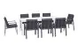 Gartensessel Nice – Breite: 615 mm, Tiefe: 605 mm, Höhe: 850 mm, Sitzhöhe: 410 mm