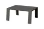 Kaffeetisch Neapel aus Aluminium - Farbe: anthrazit, Länge: 600 mm, Breite: 450 mm, Höhe: 280 mm