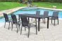Gartensessel Turin aus Aluminium - Farbe: anthrazit, Breite: 680 mm, Tiefe: 560 mm, Höhe: 920 mm, Sitzhöhe: 430 mm