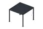 Aluminium Pergola MANUELL – Farbe: anthrazit, Montageart: freistehend, Breite: 3000 mm, Länge: 3000 mm, Höhe: 2500 mm