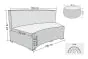 Sofaset inkl. Couchtisch - für Pavillon Ø 410 cm 