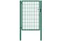Rohrrahmentor Basic 1-flügelig - Ausführung: grün beschichtet, Höhe: 163 cm, Durchgangslichte: ca. 87 cm