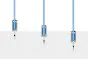 Ganzglasgeländer Komplettset - Ausführung: für aufgesetzte Montage, für Glasstärke: 16,76-17,52 mm, Länge: 3 m