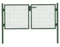 Zauntor Dingo 2-flügelig - Maße (H x B): 200 x 300 cm, Ausführung: grün beschichtet