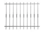 Fenstergitter Triest aus Stahl   - Breite: 116 cm, Höhe: 100 cm