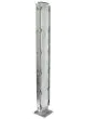 Pfosten für Gabionenwand Standard zum Aufdübeln - für Gabionenhöhe: 103 cm, Länge: 110 cm