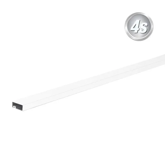 Alu Lamellen Abschlussprofil 44 x 20 mm - Farbe: weiß, Länge: 250 cm