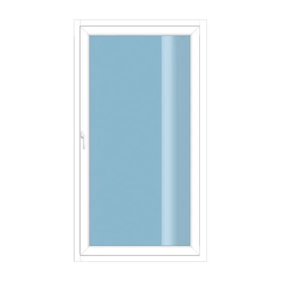 Kunststoff Terrassentür 1-flügelig Dreh- / Kipp - Maße (B x H): 1000 x 2000 mm, Farbe außen / innen: weiß / weiß, Anschlag: DIN-rechts