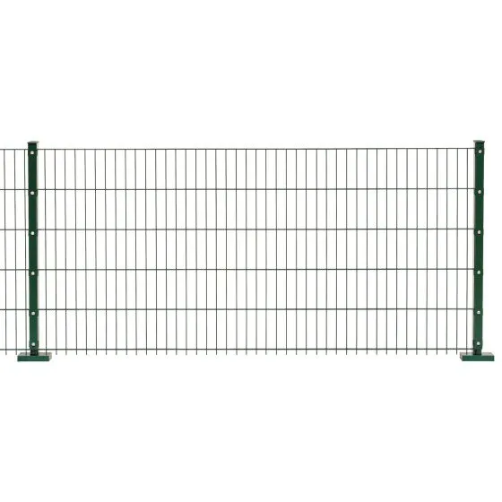 Doppelstabmattenzaun Goliath 8/6/8 mm - Ausführung: grün beschichtet, Höhe: 203 cm, Länge: 251 cm