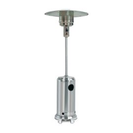 Gas Terrassenstrahler JULE ES - Material: Edelstahl, Durchmesser Ø: 455 mm, Höhe: 2210 mm, Leistung: bis zu 13 kW