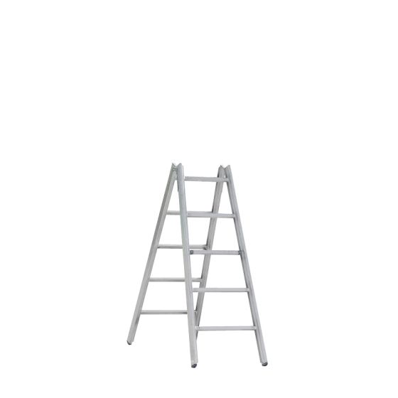 Alu-Sprossen Stehleiter Mod. 000 - Sprossenanzahl: 2 x 5, Länge: 1,50 m