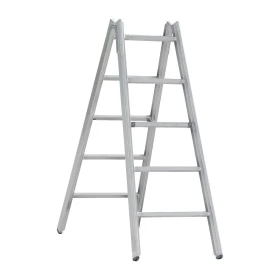 Alu-Sprossen Stehleiter Mod. 000 - Sprossenanzahl: 2 x 5, Länge: 1,50 m