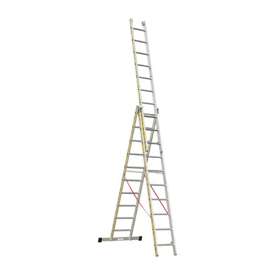 Euro-Light Mehrzweckleiter 3-tlg. Mod. 207 - Sprossenzahl: 3 x 10