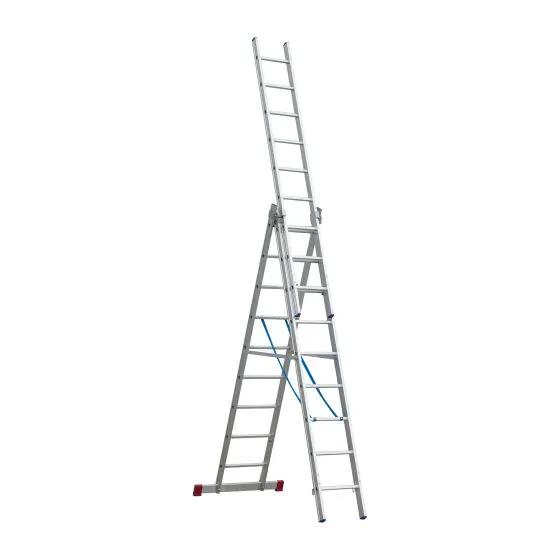 Goldpunkt Mehrzweckleiter 3-tlg. Mod. 300 - Sprossenanzahl: 3 x 9