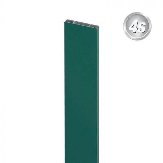 Alu Latte 20 x 120 mm - Farbe: grün, Länge: 300 cm, Höhe: 12 cm