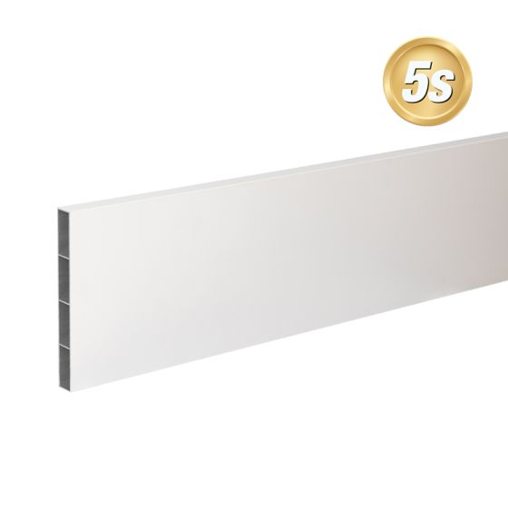 Alu Querlatte 20 x 200 mm - Farbe: grau 5S, Länge: 300 cm, Höhe: 20 cm