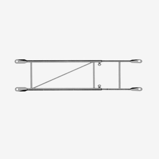 Doppelgeländer verstellbar, verzinkt