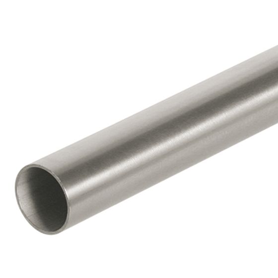 Edelstahl Rundrohr 42,4 x 2,0 mm geschliffen - Länge: 150 cm