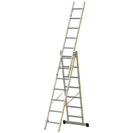 Euro-Light Mehrzweckleiter 3-tlg. Mod. 207 - Sprossenzahl: 3 x 7