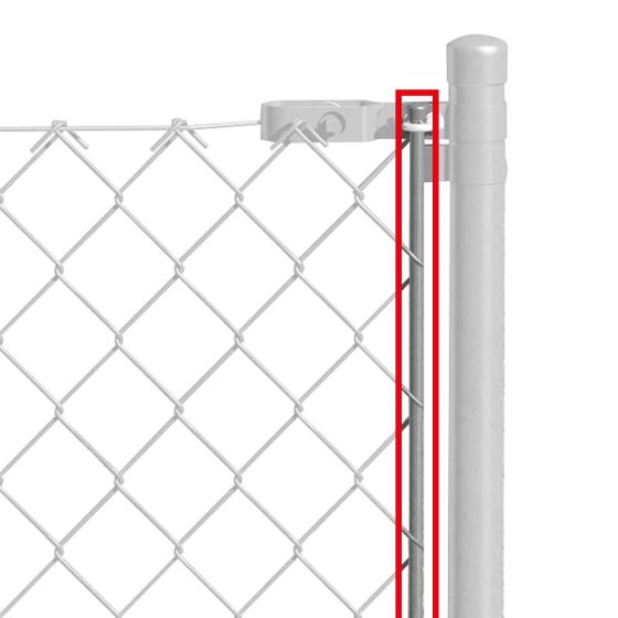 Geflechtspannstab - Höhe: 1750 mm, Ausführung: verzinkt