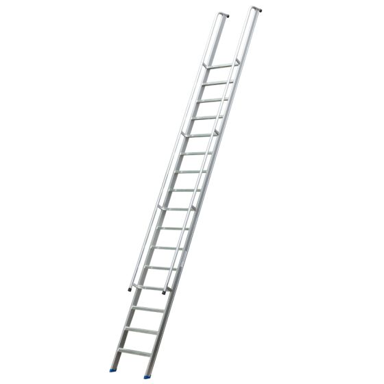 Profi Stufenleiter Mod. 222 mit 2 Handläufen  - Stufenanzahl: 16, Länge: 5,48 m