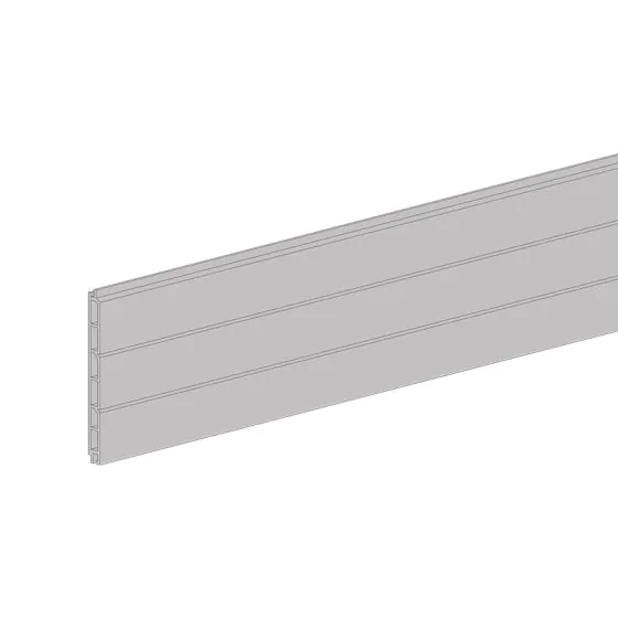 Sichtschutz Trend WPC Profil - Farbe: grau, Länge: 200 cm, Höhe: 19,5 cm, Tiefe: 2 cm