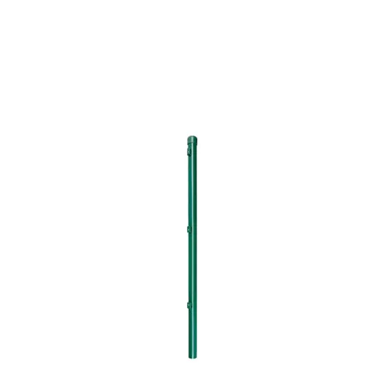 Zaunpfosten Mod. Dingo - Ø: 34 mm, für Zaunhöhe: 125 cm, Pfostenlänge: 175 cm, Ausführung: grün beschichtet, Anwendung: zum Einbetonieren