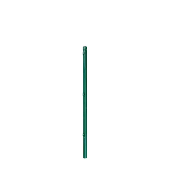 Zaunpfosten Mod. Dingo - Ø: 34 mm, für Zaunhöhe: 150 cm, Pfostenlänge: 200 cm, Ausführung: grün beschichtet, Anwendung: zum Einbetonieren