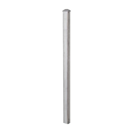 Zaunpfosten Mod. Objekt - für Zaunhöhe: 123 cm, Länge: 170 cm, U-Bügel Stk.: 3